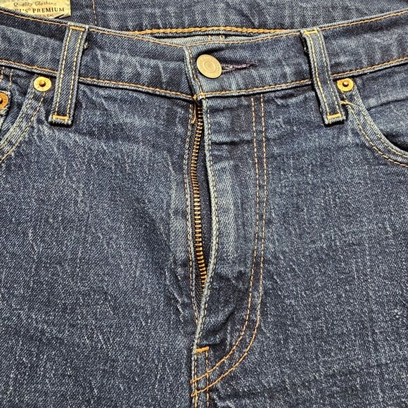Levi 511 Jeans Men's Jeans 5 Pocket medium dark denim  W32‎ L30 - Picture 5 of 11